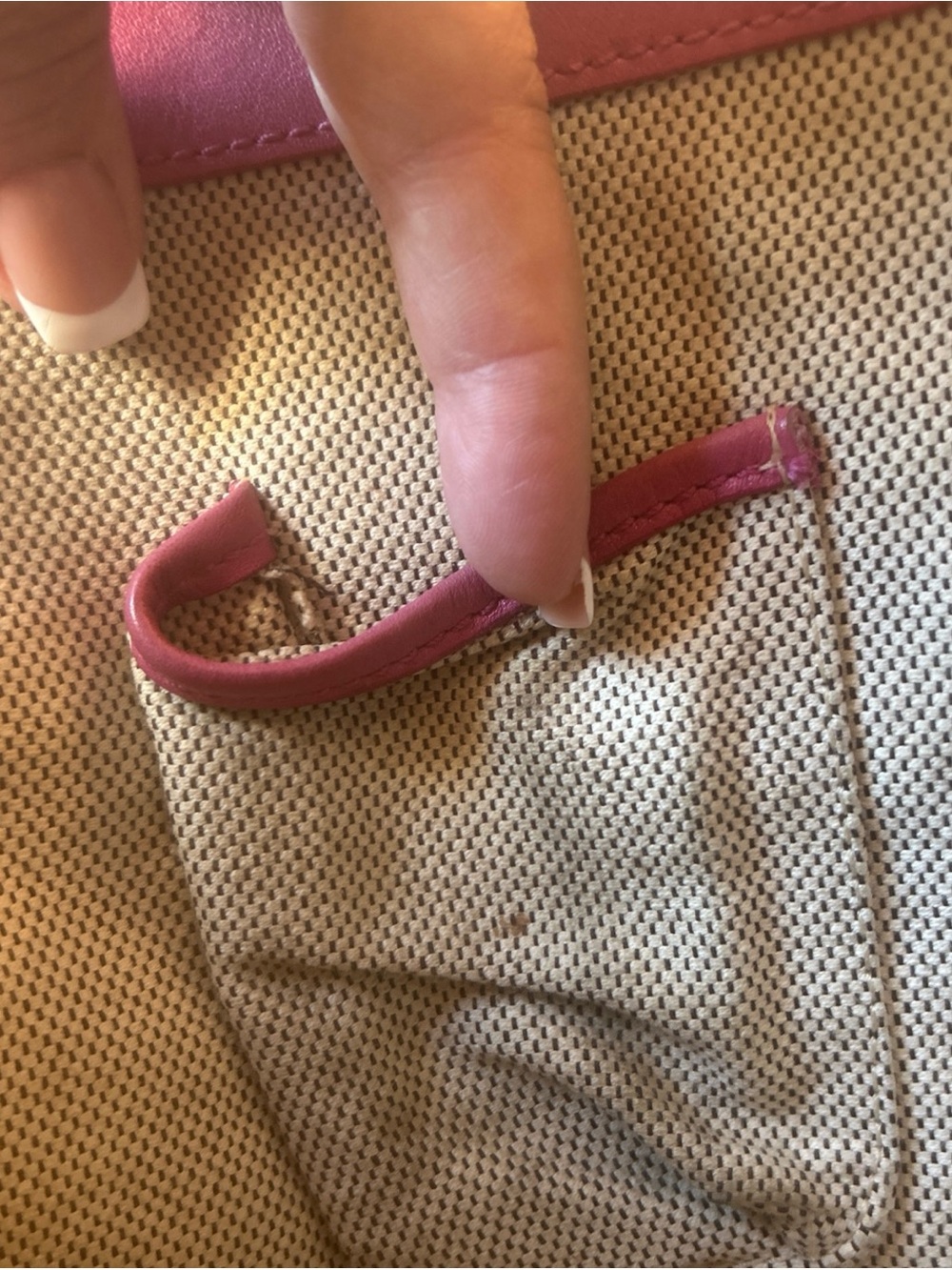 Dooney & Bourke Lime Heart Buckle Green & Pink Trim Shoulder Bag VTG - Picture 7 of 16
